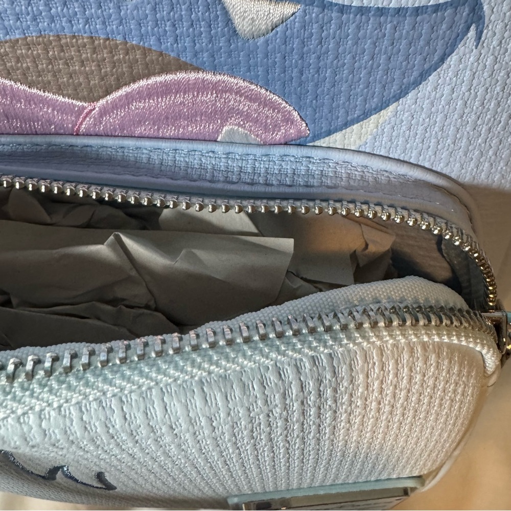 New Loungefly Disney Stitch Mini Backpack - Light Blue and Pink - Picture 7 of 11